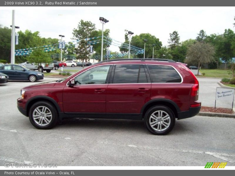 Ruby Red Metallic / Sandstone 2009 Volvo XC90 3.2