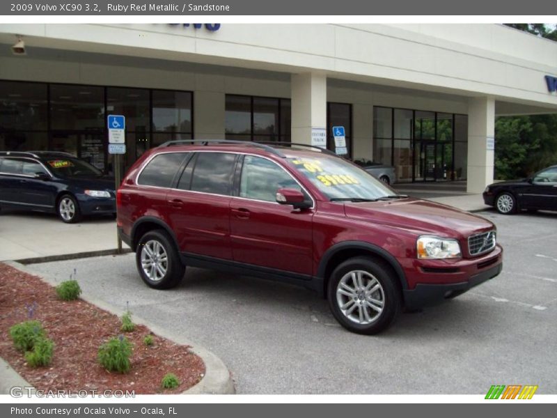 Ruby Red Metallic / Sandstone 2009 Volvo XC90 3.2