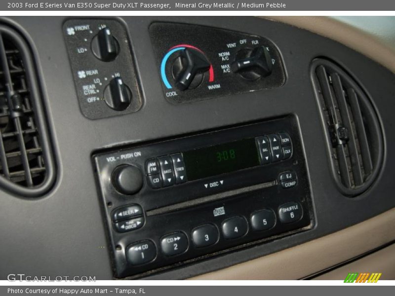 Mineral Grey Metallic / Medium Pebble 2003 Ford E Series Van E350 Super Duty XLT Passenger