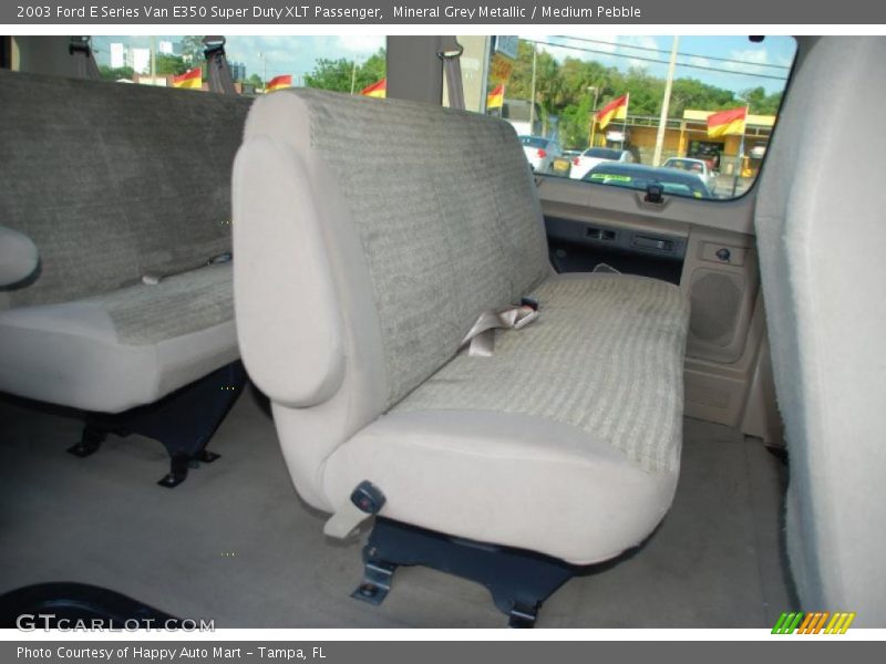Mineral Grey Metallic / Medium Pebble 2003 Ford E Series Van E350 Super Duty XLT Passenger