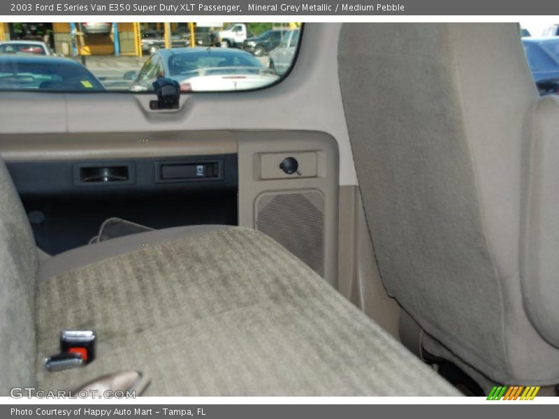 Mineral Grey Metallic / Medium Pebble 2003 Ford E Series Van E350 Super Duty XLT Passenger
