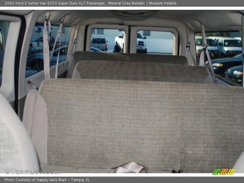 Mineral Grey Metallic / Medium Pebble 2003 Ford E Series Van E350 Super Duty XLT Passenger