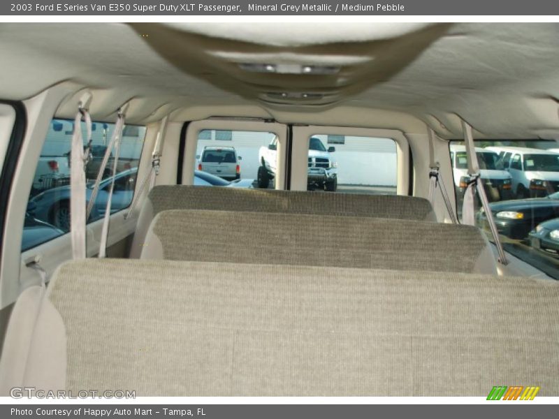 Mineral Grey Metallic / Medium Pebble 2003 Ford E Series Van E350 Super Duty XLT Passenger
