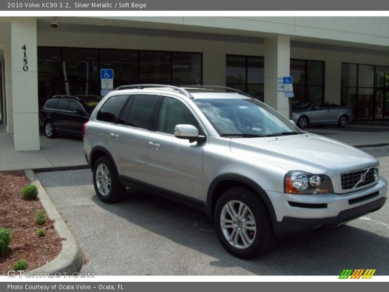 Silver Metallic / Soft Beige 2010 Volvo XC90 3.2