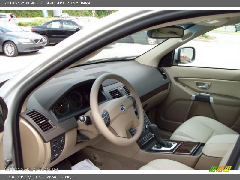 Silver Metallic / Soft Beige 2010 Volvo XC90 3.2