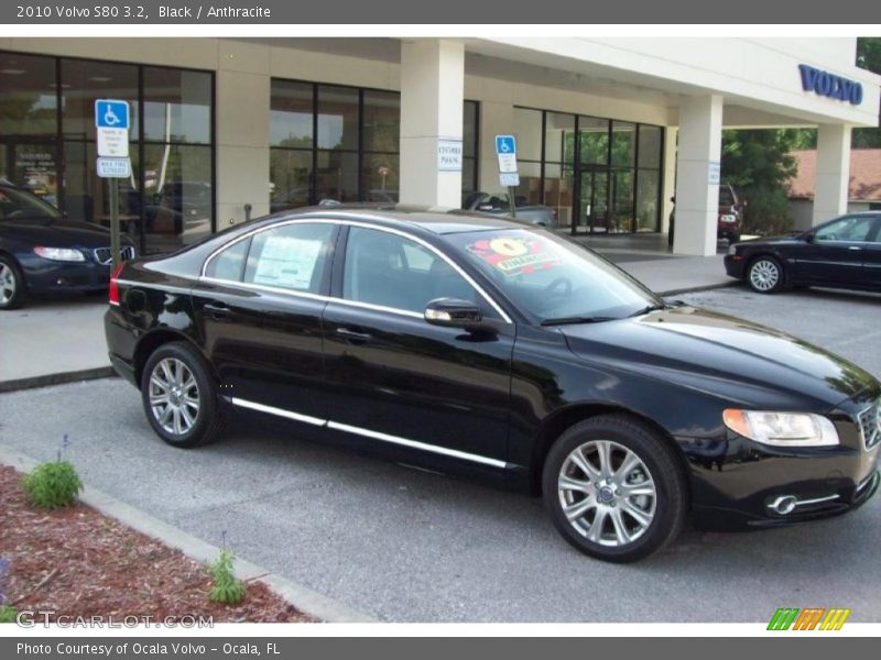 Black / Anthracite 2010 Volvo S80 3.2