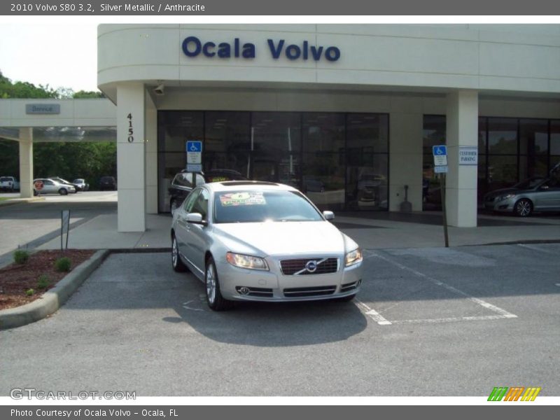 Silver Metallic / Anthracite 2010 Volvo S80 3.2