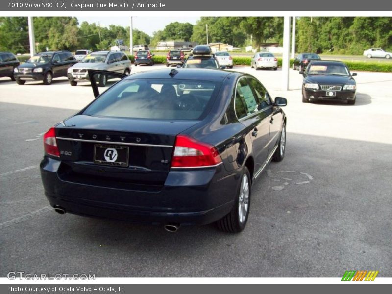 Caspian Blue Metallic / Anthracite 2010 Volvo S80 3.2