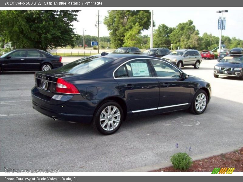 Caspian Blue Metallic / Anthracite 2010 Volvo S80 3.2