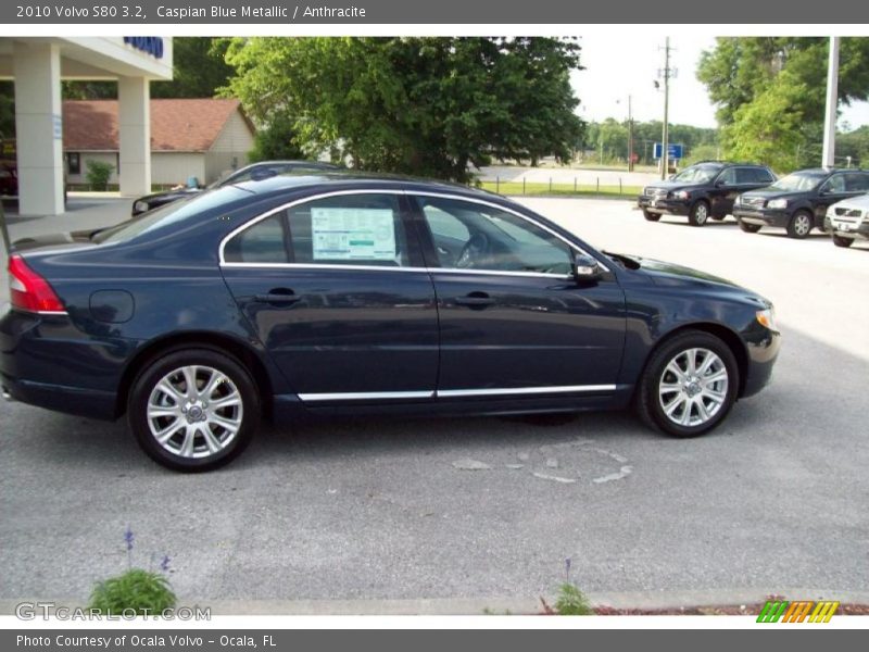 Caspian Blue Metallic / Anthracite 2010 Volvo S80 3.2
