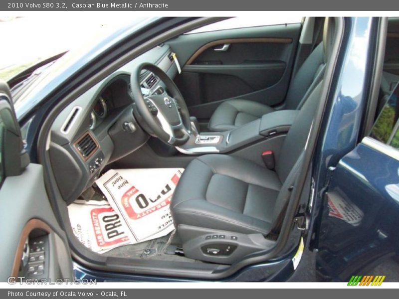Caspian Blue Metallic / Anthracite 2010 Volvo S80 3.2