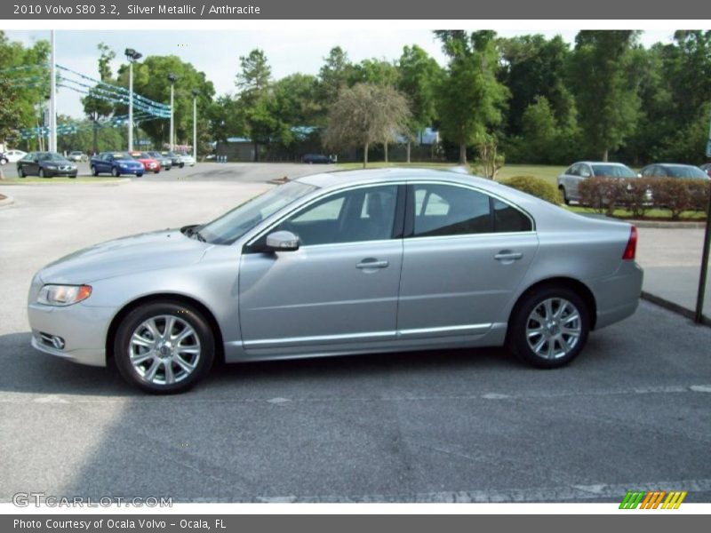 Silver Metallic / Anthracite 2010 Volvo S80 3.2