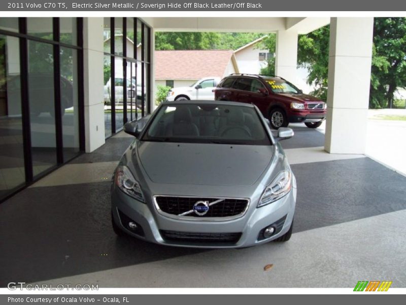 Electric Silver Metallic / Soverign Hide Off Black Leather/Off Black 2011 Volvo C70 T5