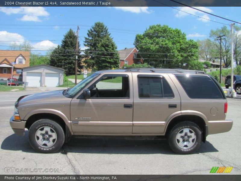 Sandalwood Metallic / Taupe 2004 Chevrolet Blazer LS 4x4