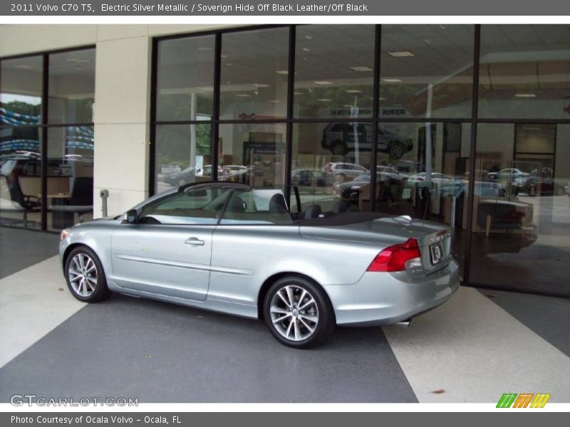 Electric Silver Metallic / Soverign Hide Off Black Leather/Off Black 2011 Volvo C70 T5