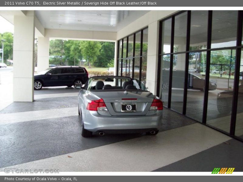 Electric Silver Metallic / Soverign Hide Off Black Leather/Off Black 2011 Volvo C70 T5
