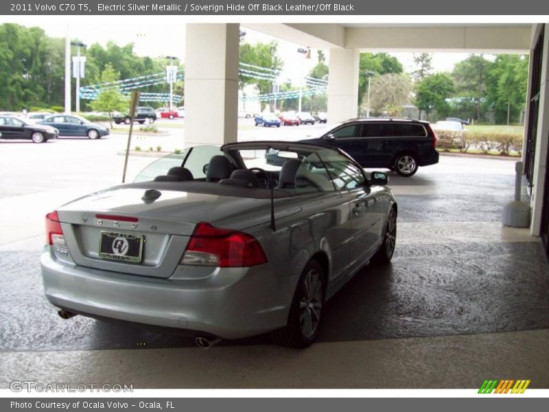Electric Silver Metallic / Soverign Hide Off Black Leather/Off Black 2011 Volvo C70 T5