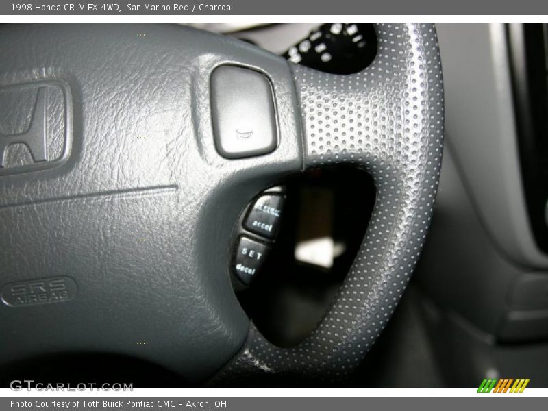 San Marino Red / Charcoal 1998 Honda CR-V EX 4WD