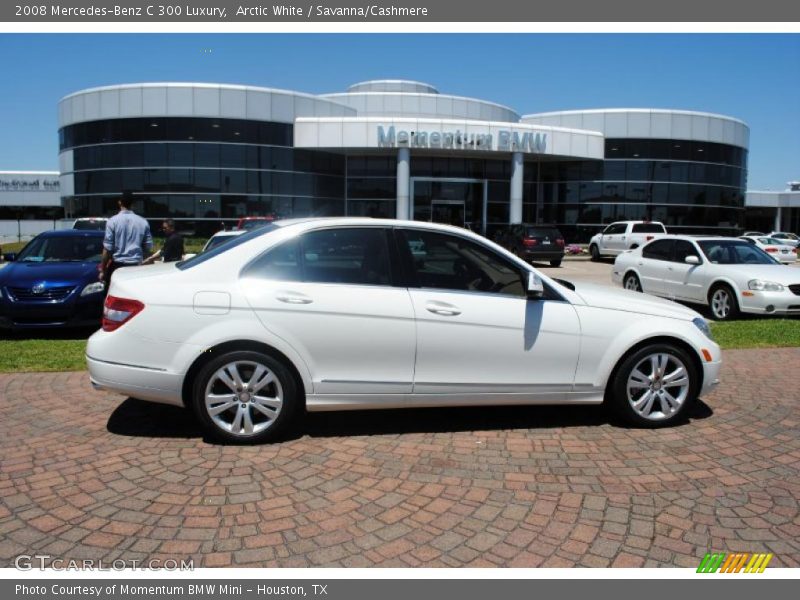 Arctic White / Savanna/Cashmere 2008 Mercedes-Benz C 300 Luxury