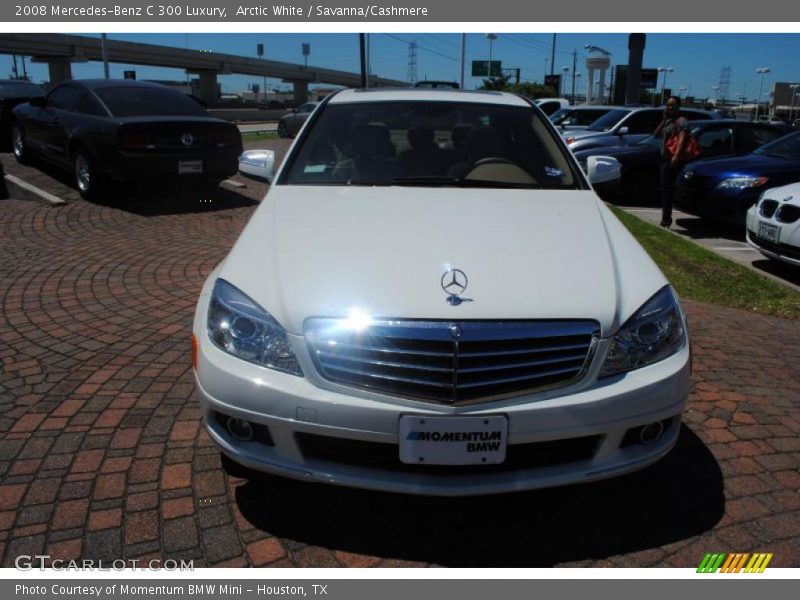 Arctic White / Savanna/Cashmere 2008 Mercedes-Benz C 300 Luxury
