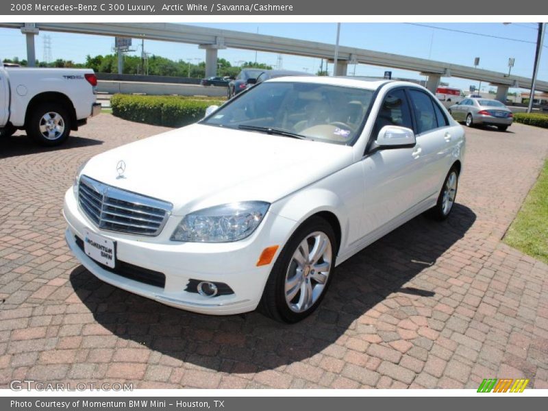 Arctic White / Savanna/Cashmere 2008 Mercedes-Benz C 300 Luxury