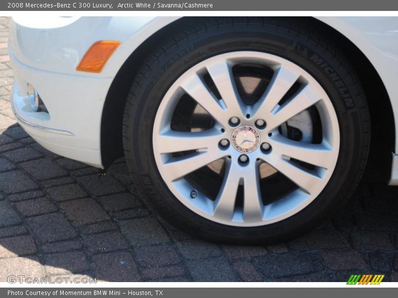 Arctic White / Savanna/Cashmere 2008 Mercedes-Benz C 300 Luxury