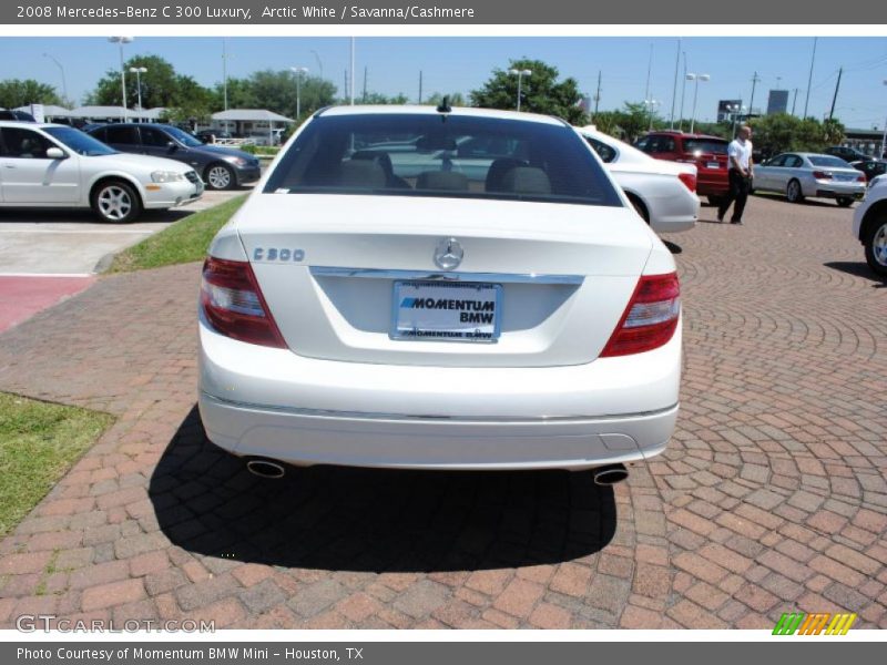 Arctic White / Savanna/Cashmere 2008 Mercedes-Benz C 300 Luxury
