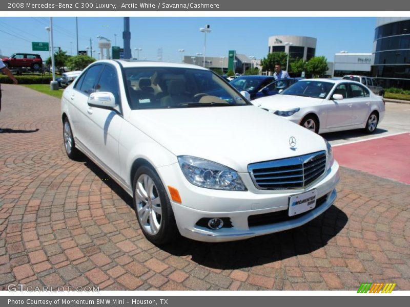 Arctic White / Savanna/Cashmere 2008 Mercedes-Benz C 300 Luxury