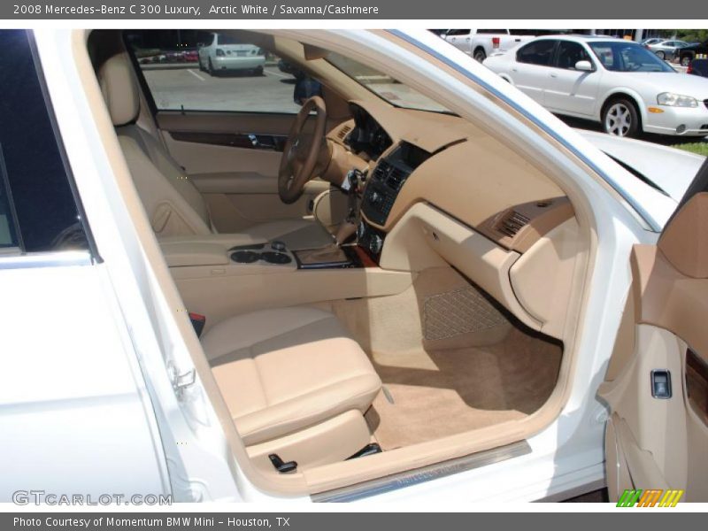 Arctic White / Savanna/Cashmere 2008 Mercedes-Benz C 300 Luxury