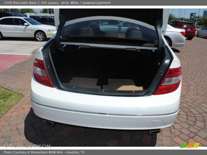 Arctic White / Savanna/Cashmere 2008 Mercedes-Benz C 300 Luxury