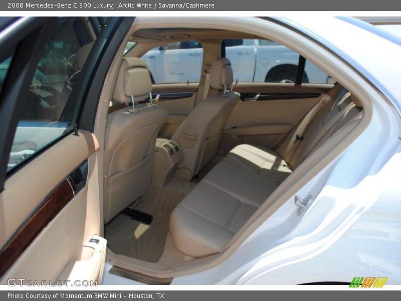 Arctic White / Savanna/Cashmere 2008 Mercedes-Benz C 300 Luxury