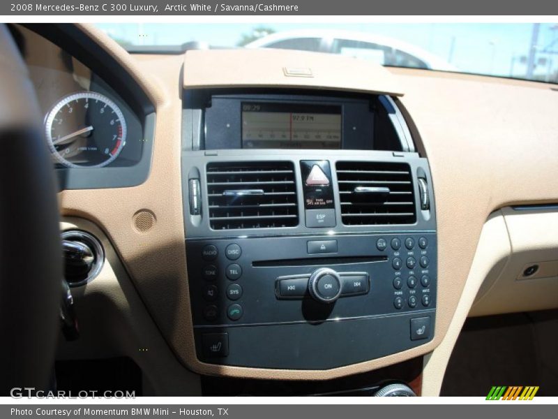 Arctic White / Savanna/Cashmere 2008 Mercedes-Benz C 300 Luxury