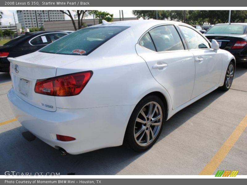 Starfire White Pearl / Black 2008 Lexus IS 350