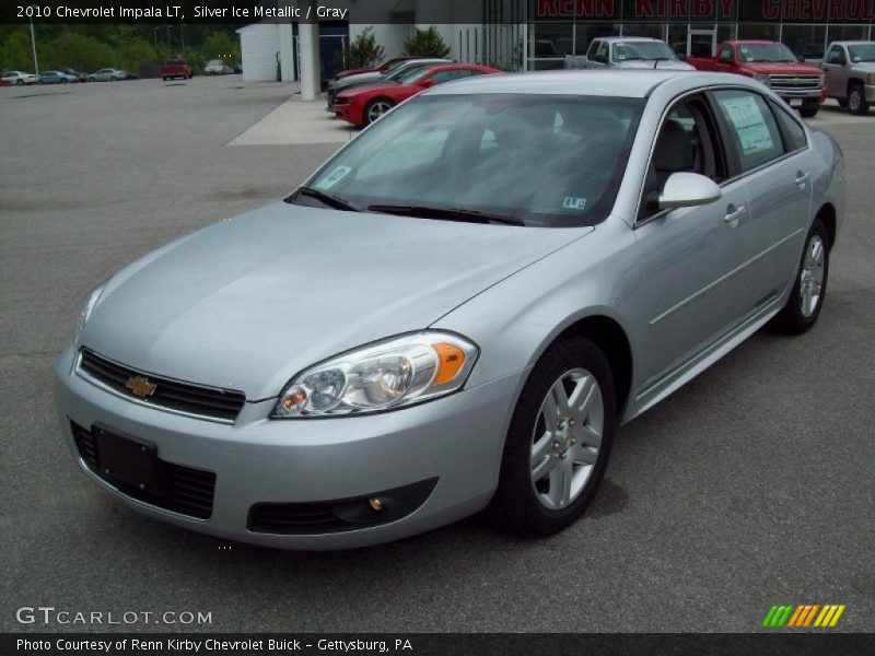 Silver Ice Metallic / Gray 2010 Chevrolet Impala LT