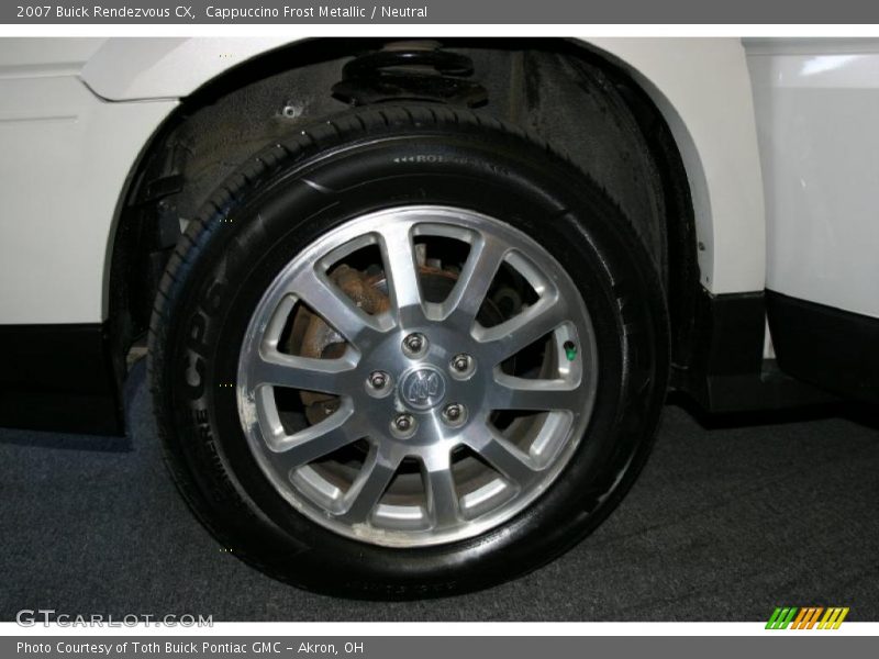 Cappuccino Frost Metallic / Neutral 2007 Buick Rendezvous CX