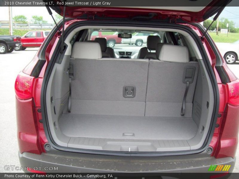 Red Jewel Tintcoat / Light Gray 2010 Chevrolet Traverse LT