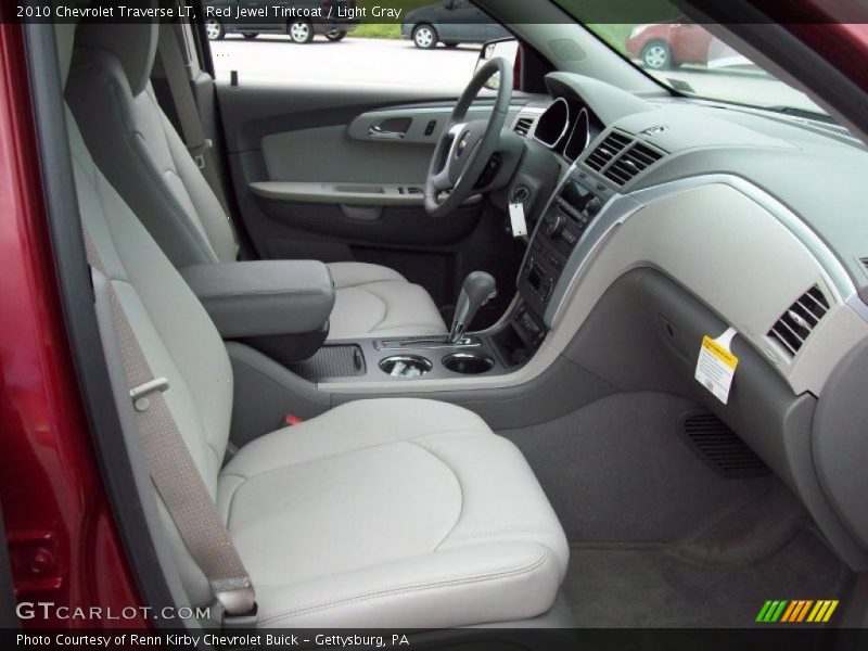 Red Jewel Tintcoat / Light Gray 2010 Chevrolet Traverse LT