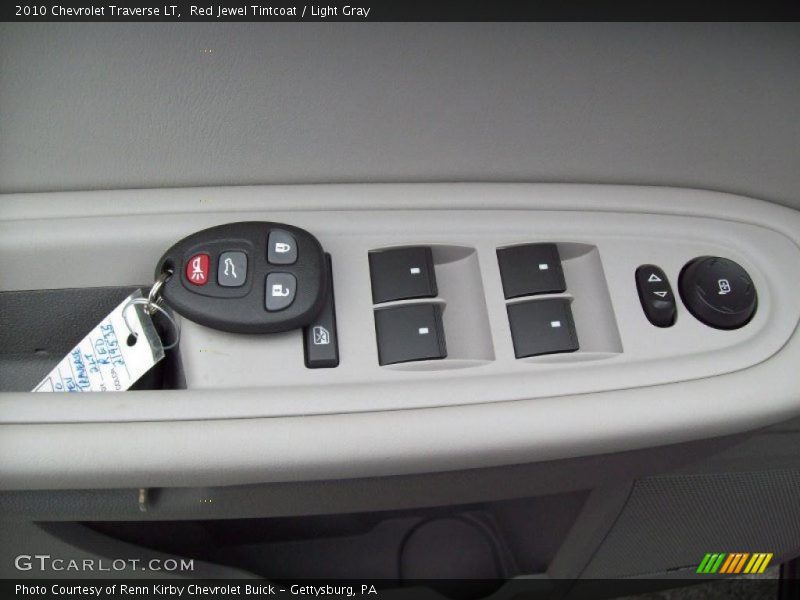 Red Jewel Tintcoat / Light Gray 2010 Chevrolet Traverse LT