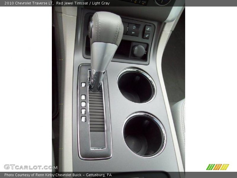 Red Jewel Tintcoat / Light Gray 2010 Chevrolet Traverse LT