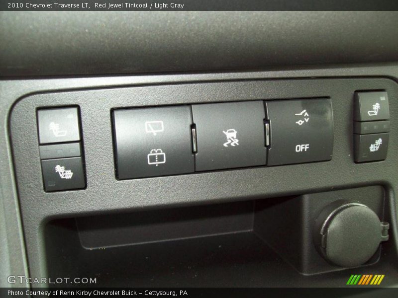 Red Jewel Tintcoat / Light Gray 2010 Chevrolet Traverse LT