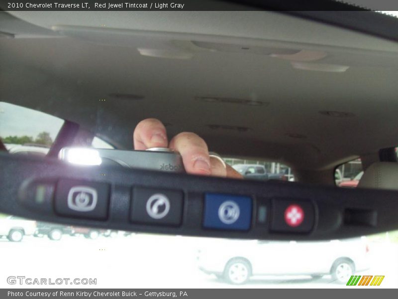 Red Jewel Tintcoat / Light Gray 2010 Chevrolet Traverse LT