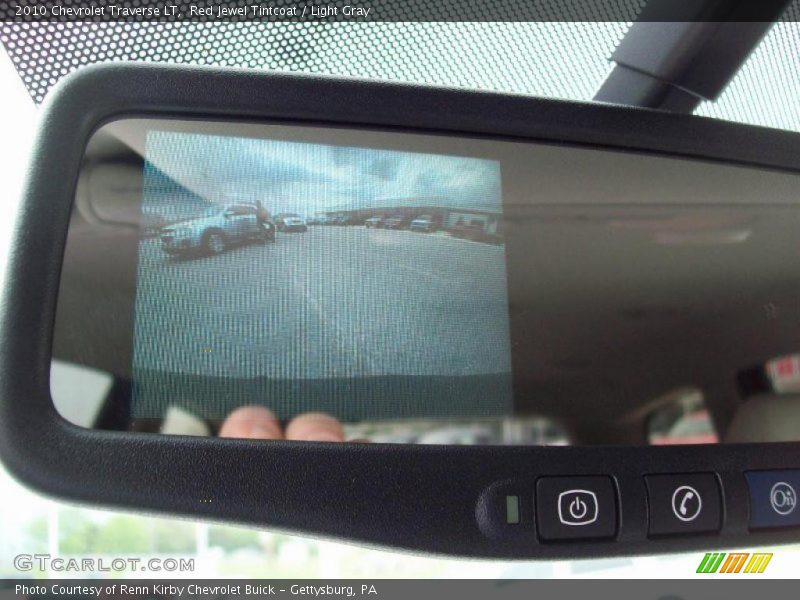 Red Jewel Tintcoat / Light Gray 2010 Chevrolet Traverse LT