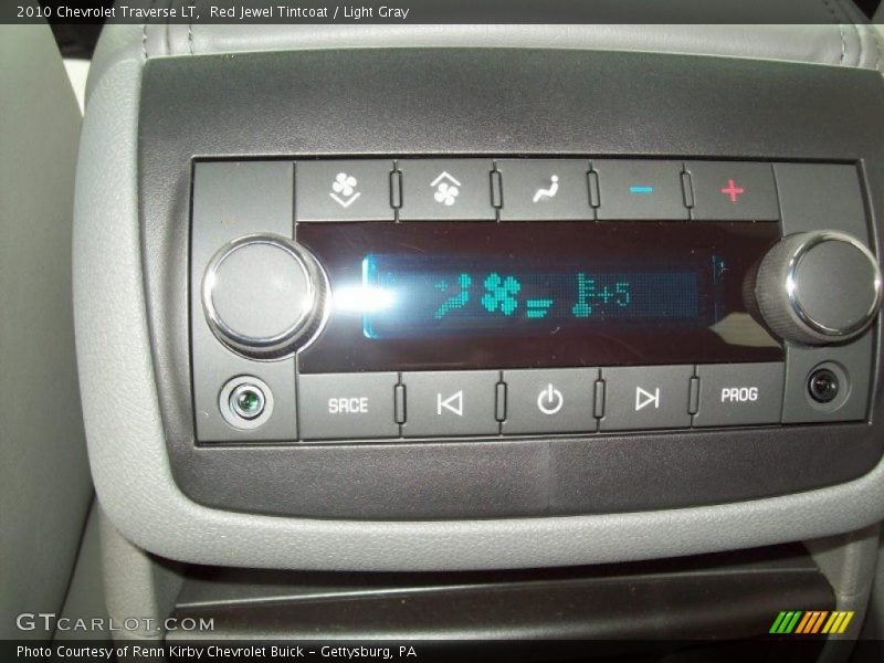 Red Jewel Tintcoat / Light Gray 2010 Chevrolet Traverse LT