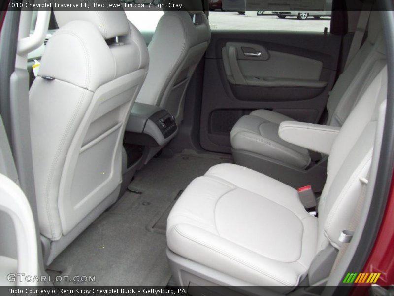 Red Jewel Tintcoat / Light Gray 2010 Chevrolet Traverse LT