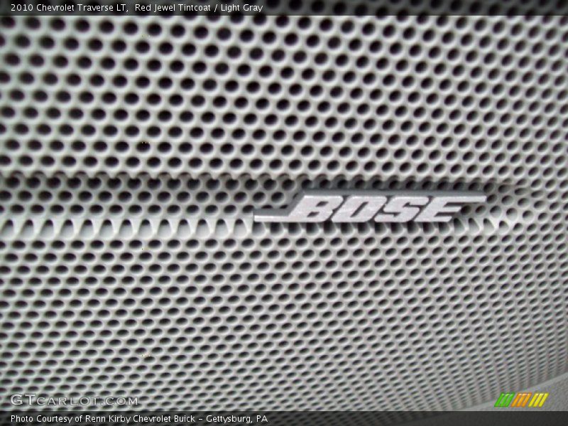 Red Jewel Tintcoat / Light Gray 2010 Chevrolet Traverse LT