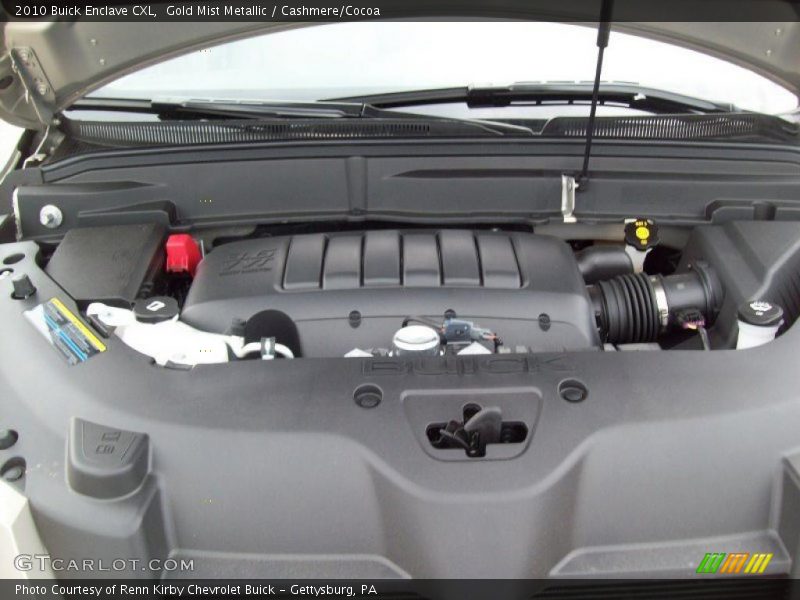 Gold Mist Metallic / Cashmere/Cocoa 2010 Buick Enclave CXL