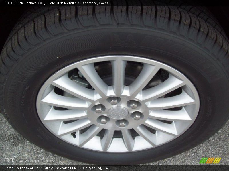 Gold Mist Metallic / Cashmere/Cocoa 2010 Buick Enclave CXL