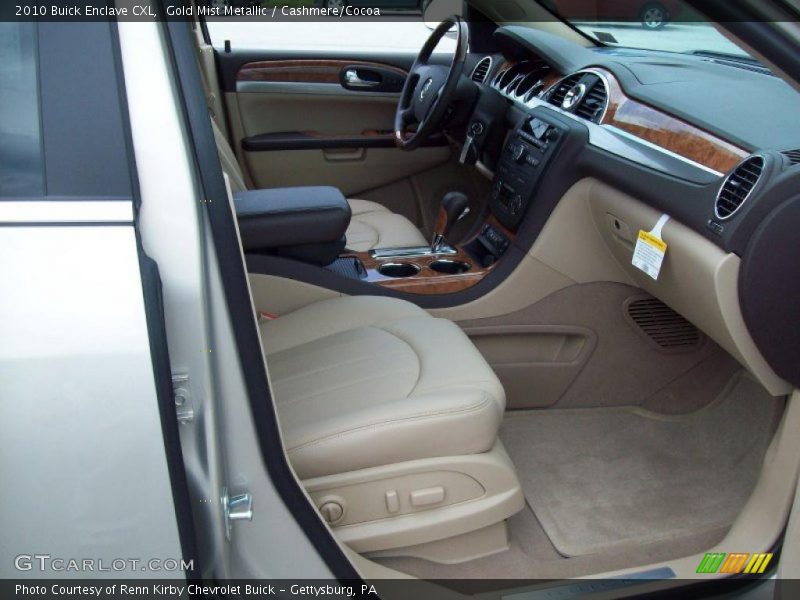 Gold Mist Metallic / Cashmere/Cocoa 2010 Buick Enclave CXL