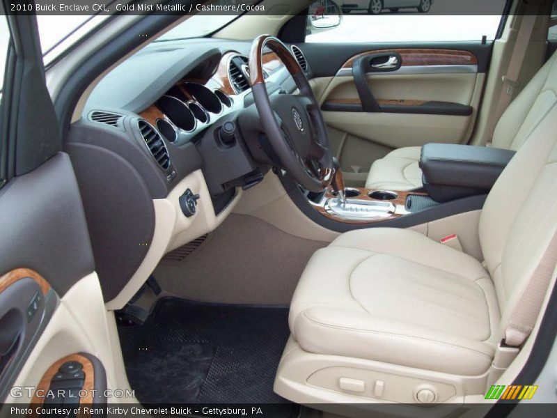 Gold Mist Metallic / Cashmere/Cocoa 2010 Buick Enclave CXL