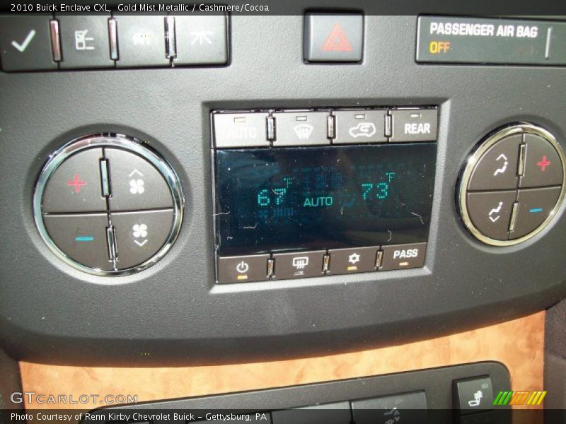 Gold Mist Metallic / Cashmere/Cocoa 2010 Buick Enclave CXL
